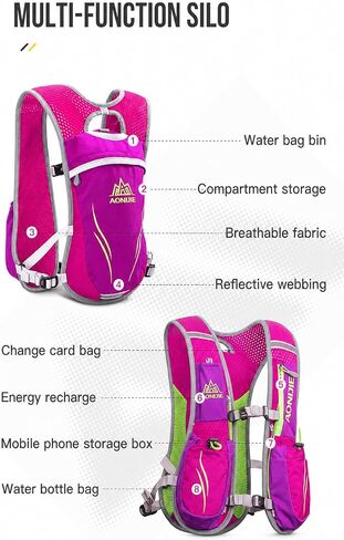 AONIJIE Running Vest for Men Women, Lightweight Hydration Vest, Breathable Running Backpack in Saudi Arabia