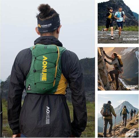 AONIJIE Running Vest for Men Women, Lightweight Hydration Vest, Breathable Running Backpack in Saudi Arabia