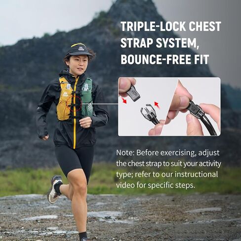 AONIJIE Running Vest for Men Women, Lightweight Hydration Vest, Breathable Running Backpack in Saudi Arabia