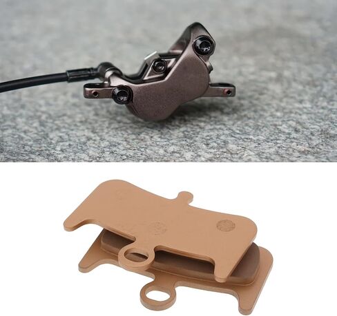 Pair of Sintered Metallic Disc Brake Pads Compatible with Hayes Dominion A4 High-Durability Replacement Set for Mountain Bikes in Kuwait