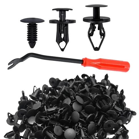 3 in 1 GM A20991 Automotive Fender Liner Clips Kit Accessories Fits 11589292 Bumper Fastener Rivet 21030249 Door Body Trim Panel 1605396/1595864 GMC Trucks Buick Plastic Push Pins, 121pcs with Tool in Kuwait
