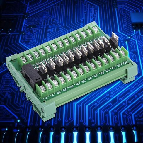 لوحة مضخم إشارة PLC 12 وحدة تتابع عزل القناة مدخل NPN مخرج PNP DC12-36V لتعزيز الأتمتة الصناعية ومعالجة الإشارات الفعالة in Kuwait