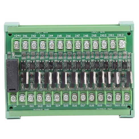 لوحة مضخم إشارة PLC 12 وحدة تتابع عزل القناة مدخل NPN مخرج PNP DC12-36V لتعزيز الأتمتة الصناعية ومعالجة الإشارات الفعالة in Kuwait