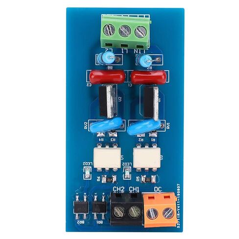 لوحة مضخم صوت PLC 2 قناة وحدة غير مرحل عزل كهروضوئي AC8 230V in Kuwait