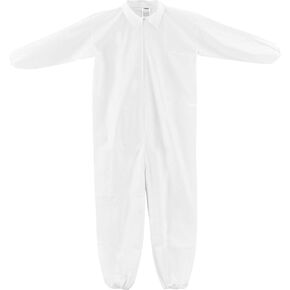 Global Industrial Disposable Microporous Coverall with Elastic Wrists & Ankles - White 2XL - 25 per Case in Kuwait