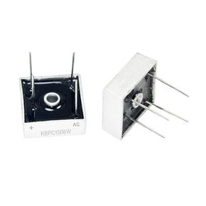 2Pcs KBPC1506W Bridge Rectifier 15A/600V DIP-4 Square in Kuwait