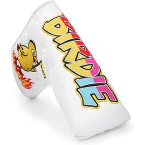 Funny Golf Blade Putter Headcover, Premium Leather Golf Club Protector - Birdie Blade Putter Cover with Magnetic Closure for Most Brand Essential Golf Accessories for Men Women in Kuwait