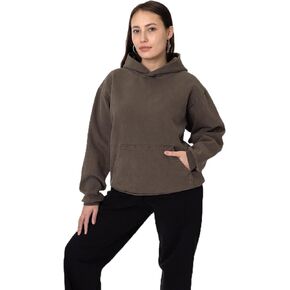 LOS ANGELES APPAREL Womens Heavy Fleece HF09 - Hoodie, Premium Warmth, Vintage Style, USA Made in Saudi Arabia