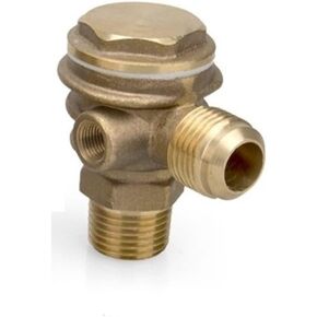 Check Valves 1Pcs Pure Copper with Heat Sink Vertical 3 Port Return Valve/Check Valve Connector Tool for Air Compressor High Hardness(26x10x26mm) in Saudi Arabia
