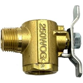 OEM VL2450 Brass Fuel Ball Valve, Heavy Duty, NPT Connection, compatible with Peterbilt and Kenworth Trucks in Kuwait