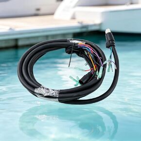 Cable Main Wire Harness Fit for Mercury Marine MerCruiser Quicksilver, 881170A15,17179T1,84-17179T1,17179A1,84-17179A1, 8M0178521,Remote Control Box, 8 Pins, 15ft / 4.57m Length in Saudi Arabia