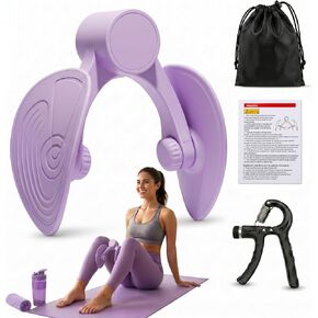 Thigh Master with Hand Gripper, Pelvic Floor Muscle Thigh Trainer, Inner Thigh Exerciser Equipment for Women & Men, Home Gym Workout Equipment, Hip & Glute Toner in Kuwait