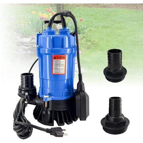 HS2.4S HSZ2.4S 1/2 HP Submersible Trash Pump 115V Auto Float Switch Electrical Submersible Wastewater Pump for Tsurumi Pump HSZ2.4S-62 53GPM 3180GPH 60Hz, 2 inch Straight Male NPT in Kuwait