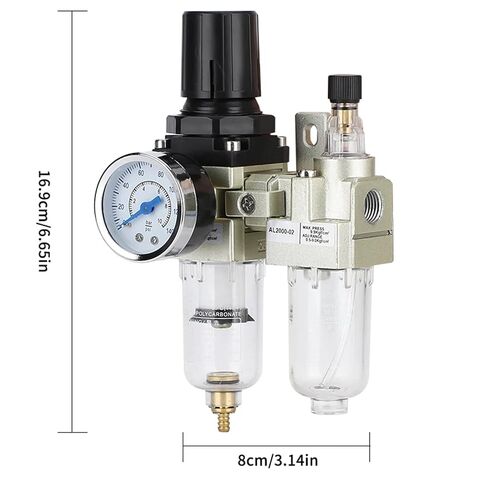 صمام تخفيض ضغط المرشح AC2010-02 AC3010-03 AC4010-04 AC5010-06 AC5010-10 فاصل الزيت عن الماء | AC4010-04 in Kuwait
