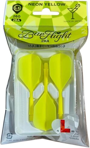 L-style BarFlight One-Piece Dart Flight and Shaft – L3 Shape – 26mm in Kuwait