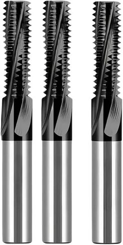 1PCS CNC Machine Solid Carbide cemented carbide Mill Mills UNC 10-24 12-24 1/4 3/8 UNF 10-32 12-28(UNS11I16-18XD12X75L,For Stainless Steel) in Saudi Arabia
