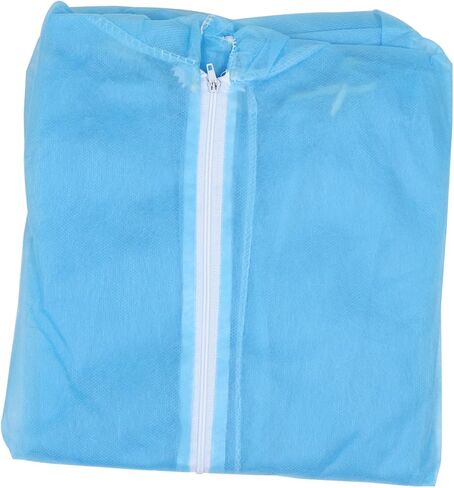 Veemoon Disposable One-Piece Protective Coveralls Hood Non-Woven Fabric Size L for Height 165-170cm Isolation Labor Suit for Safety and Protection in Kuwait
