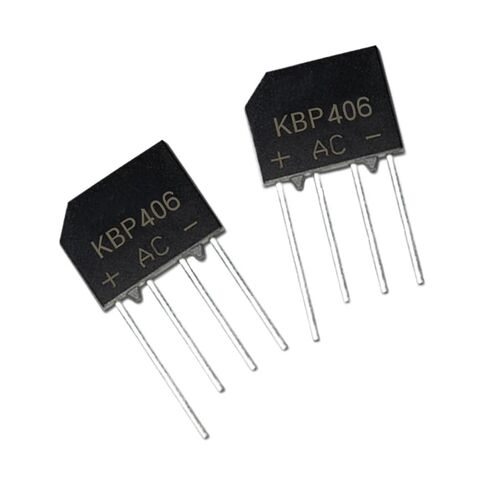 10/20Pcs KBP406 Bridge Rectifier 4A/600V KBP406G Stack DIP-4 Flat | 20Pcs in Kuwait