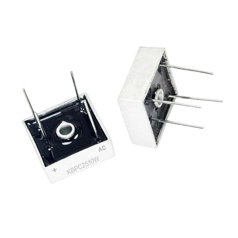 2 قطعة KBPC2510W مقوم الجسر 25A/1000V DIP-4 مربع in Kuwait