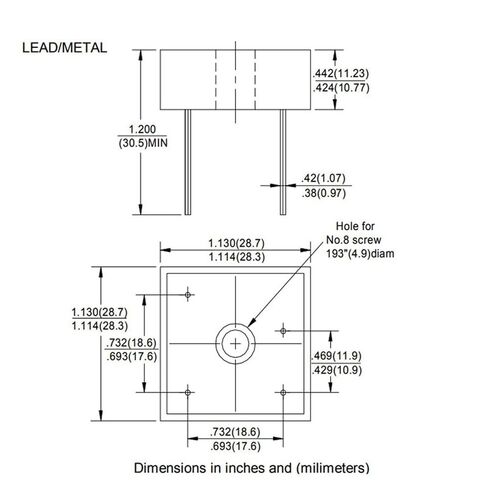 2 قطعة KBPC2510W مقوم الجسر 25A/1000V DIP-4 مربع in Kuwait