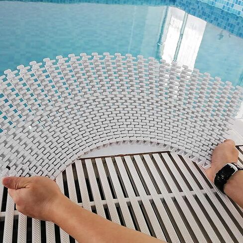 Serrated Grate Covers for Swimming Pools, Showers & Walkways - Durable Overflow Drainage Solutions for Commercial & Residential Use, Non-Slip Design in Kuwait