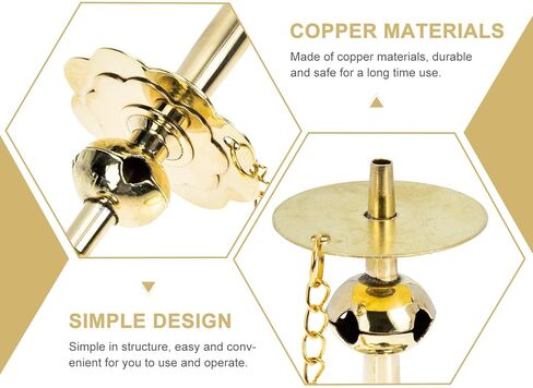 Artibetter Copper Core Suona Repair Accessory Suona Inch Core Wind Instrument Maintenance Part Cucurbit Disk Musical Instrument Accessory for Folk in Kuwait