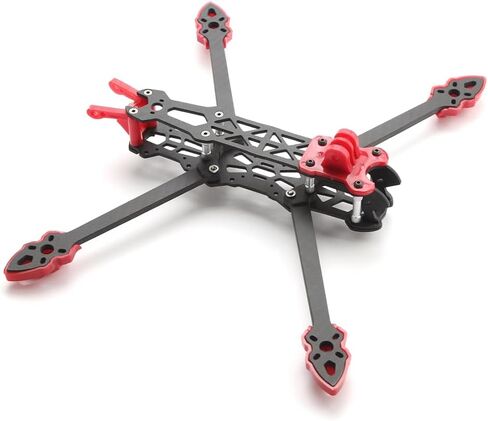 Mark4 7 بوصة 295 ملم طقم إطارات كوادكوبتر ذراع 5 ملم لطائرة بدون طيار 7 بوصة FPV حرة وRC مع أجزاء مطبوعة باللون الأحمر in Kuwait