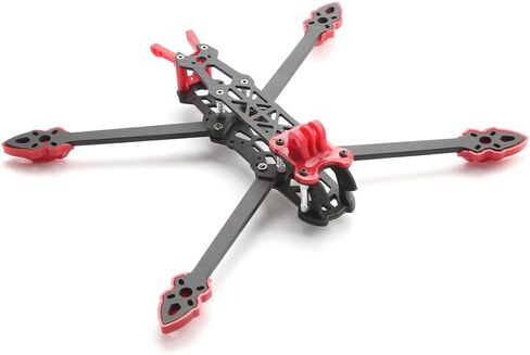 Mark4 7 بوصة 295 ملم طقم إطارات كوادكوبتر ذراع 5 ملم لطائرة بدون طيار 7 بوصة FPV حرة وRC مع أجزاء مطبوعة باللون الأحمر in Kuwait