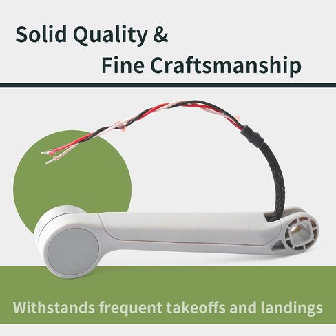 Back Right Drone Motor Arm Assembly Compatible with DJI Mini 3 Spare Parts Accessories Easy Installation Reinforced & Wear-Resistant White in Kuwait