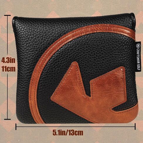 Craftsman Golf Black Center-Shafted Mallet Putter Headcover Cover for Taylormade Spider ZT Putter in Kuwait