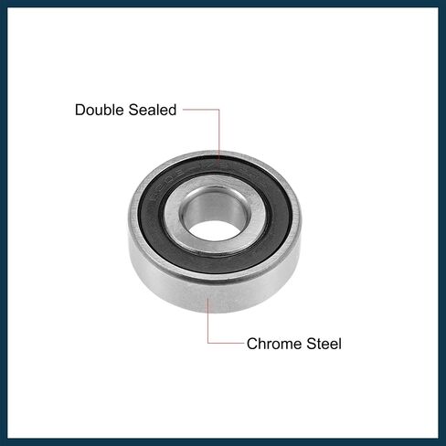 6202-12-2RS Deep Groove Ball Bearing 12x35x11mm Sealed Chrome Steel Z2 Lever Bearings Automotive Parts in Kuwait