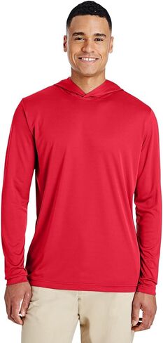 Team 365 Men's Zone Performance Hoodie M SPORT RED in Kuwait