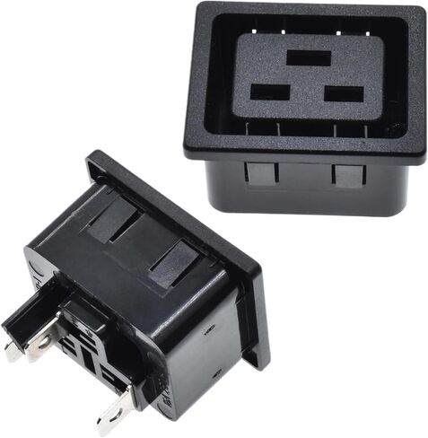 16A C20 C19 Power Outlet AC Power Connector Socket Copper 250V Black(SS-3B-1) in Kuwait
