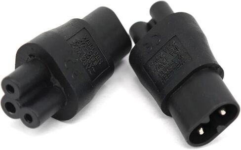 2-pin C7 Para EC 3-pin أنثى إلى 2-pin ذكر محول التيار المتردد (WA-0133) in Kuwait