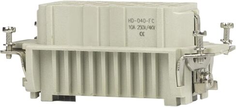Rectangular Heavy-Duty Connector HDC HD-15/25/40/50/64 pin 80/128 core Industrial Plug and Socket(HD-40 Female) in Kuwait