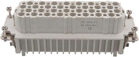 Rectangular Heavy-Duty Connector HDC HD-15/25/40/50/64 pin 80/128 core Industrial Plug and Socket(HD-40 Female) in Kuwait