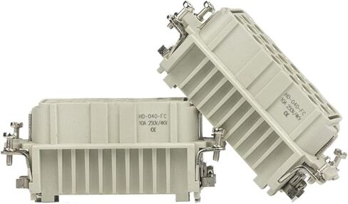 Rectangular Heavy-Duty Connector HDC HD-15/25/40/50/64 pin 80/128 core Industrial Plug and Socket(HD-40 Female) in Kuwait