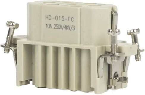 Rectangular Heavy-Duty Connector HDC HD-15/25/40/50/64 pin 80/128 core Industrial Plug and Socket(HD-40 Female) in Kuwait