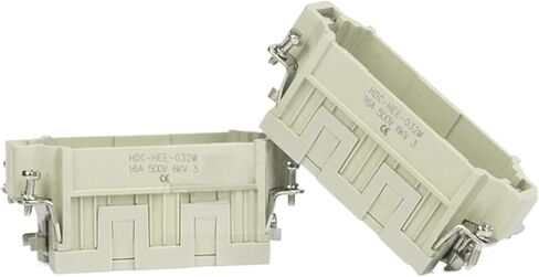 Rectangular heavy-duty connector male and female inner core HEE-10 18-core 32-hole 46-position 92-pin cold-pressed insert(HEE 18-core male) in Kuwait