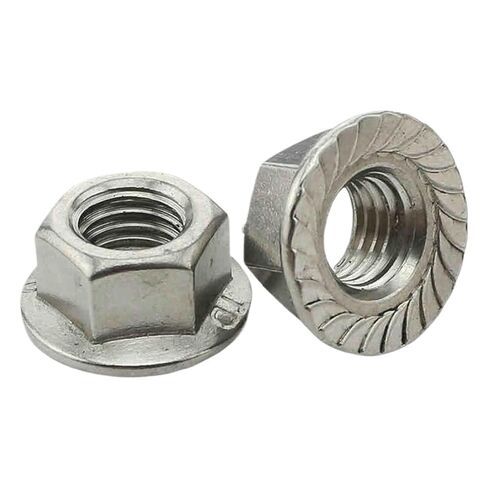 1Pcs 304 Stainless Steel Hexagonal Flange Nut Teeth Anti Slip Locking Nut(1/2-13) in Saudi Arabia