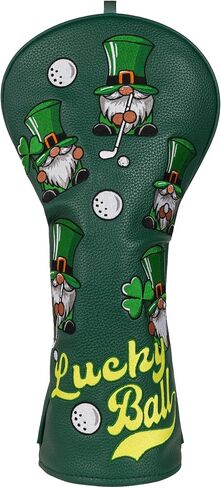 Irish Luck Driver Headcover Leprechaun Driver Head Covers Driver Covers for Golf Clubs Lucky Clover Driver Headcover Funny in Kuwait