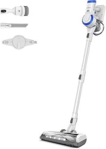 Tineco A10 Essentials Cordless Stick Vacuum Cleaner, Lightweight and Quiet,LED Headlights, Powerful Handheld Vacuum for Hard Floor Carpet with Attachments, Wall-Mounted Dock (Renewed) in Kuwait