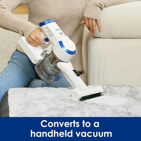 Tineco A10 Essentials Cordless Stick Vacuum Cleaner, Lightweight and Quiet,LED Headlights, Powerful Handheld Vacuum for Hard Floor Carpet with Attachments, Wall-Mounted Dock (Renewed) in Kuwait