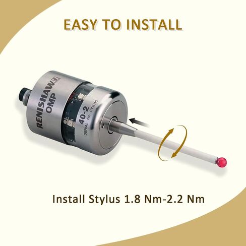 4 قطع قلم اختبار CMM، بديل لقلم مسبار Renishaw A-5000-3712 CMM، ساق سيراميك 100 مم وقطر كرة 6 مم، M4*D6*L50 in Kuwait
