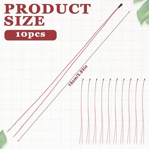 10PCS 10k NTC Thermistor Temperature Sensor with 100mm Wire | 10k Resistance, For Temperature Control, Appliances and Electronics in Kuwait