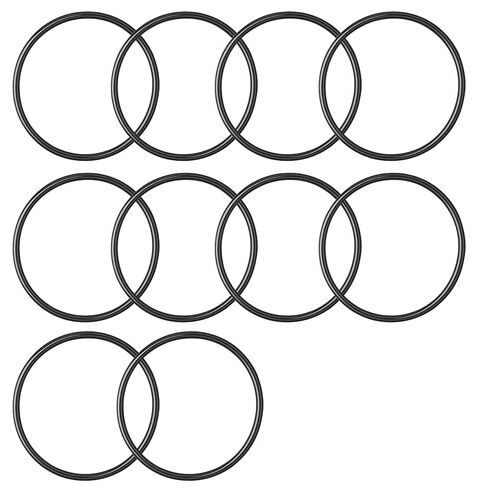 230 Buna-N O-Ring، 70A Durometer، 2-1/2" ID x 1/8" OD، مقاوم للزيت ومقاوم للاهتراء، تركيب صمام مضخة هيدروليكية/هوائية عالمية، أسود-10 عبوات in Kuwait