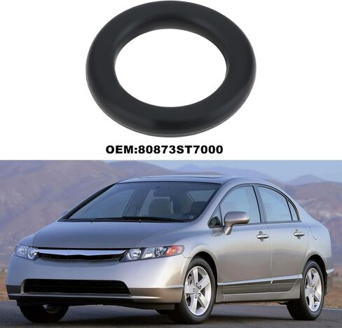 ECSiNG 10pcs AC Condenser O Ring Seals 6.7x10.3x1.8mm Replace OEM 80873ST7000 Compatible with Honda Civic 2006 2011 in Kuwait