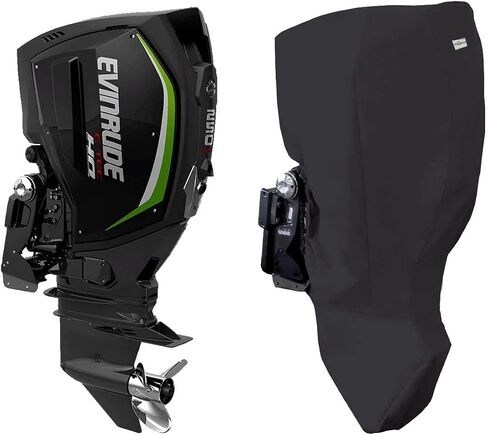 Oceansouth Outboard Motor Full Covers for Evinrude (200 H.O - 300 H.P 25" (V6 3.4L) (from 2014 up to 2022)) in Kuwait