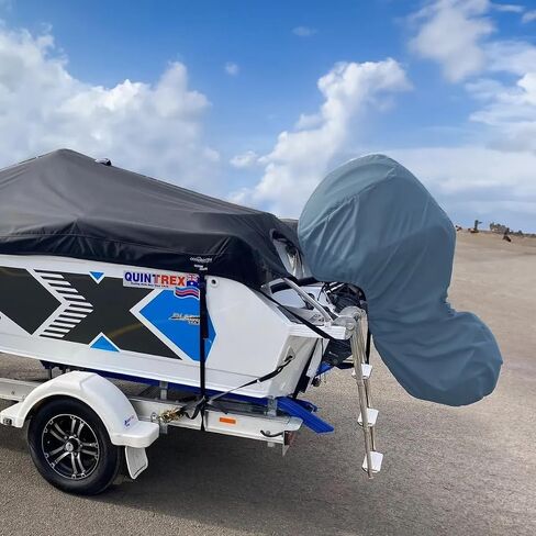 Oceansouth Outboard Motor Full Covers for Evinrude (200 H.O - 300 H.P 25" (V6 3.4L) (from 2014 up to 2022)) in Kuwait