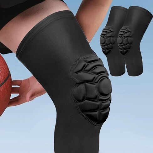 Knee Pads Compression Leg Sleeve Breathable Lightweight Protector Knee Sleeve for Football Cycling Soccer Riding Hiking, M in Kuwait